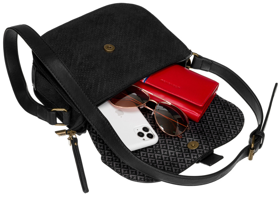 Miejska listonoszka damska ze skóry ekologicznej - LuluCastagnette