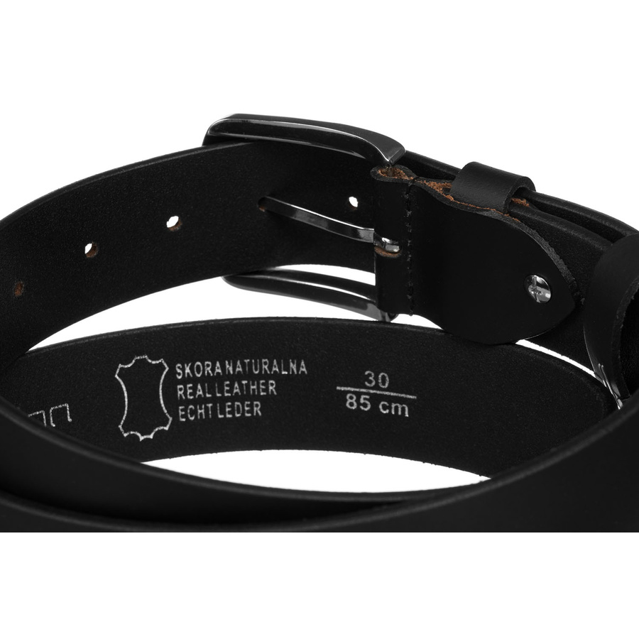 Leather belt PETERSON PTN LTP-SMO