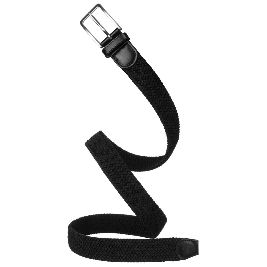 Uniseksowy pasek parciany w szarym kolorze z tradycyjną klamrą - Rovicky