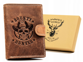Leather wallet RFID ALWAYS WILD N4L-CHM-BOU