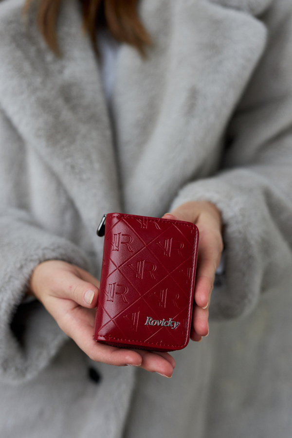 Leather & leatherette wallet ROVICKY RPX-33-PMT