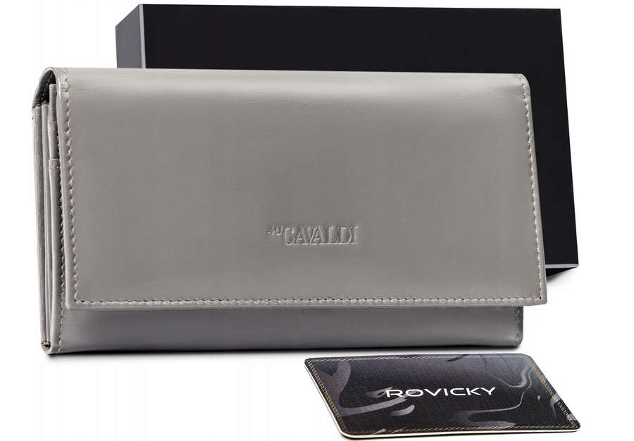 Leather women wallet CAVALDI RD-23-GCL