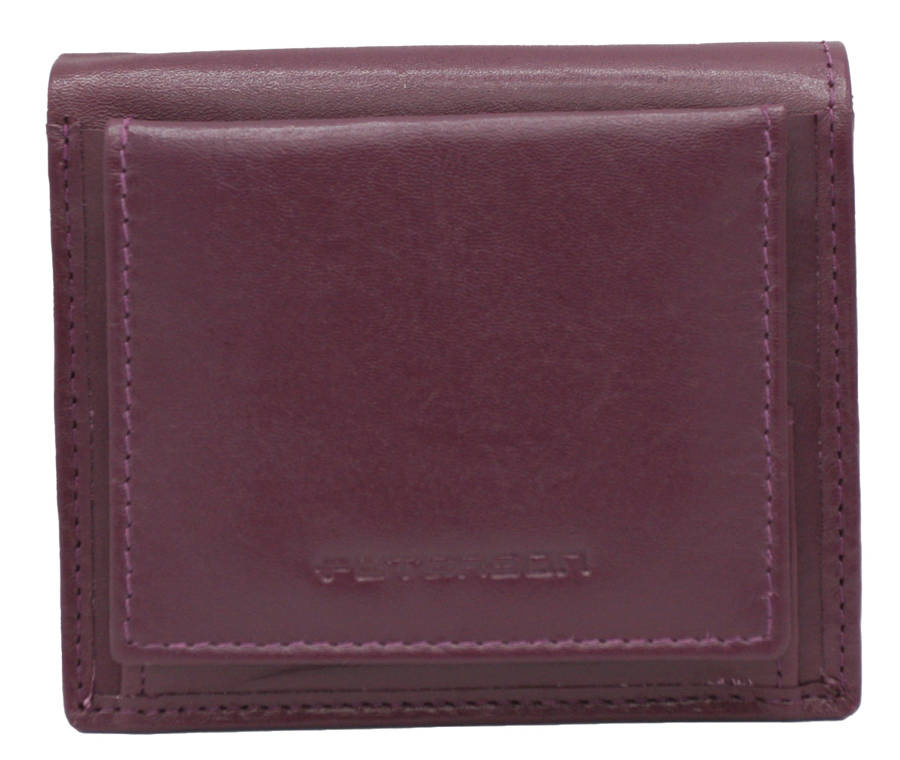 Leather wallet RFID PETERSON PTN RD-220-MCL