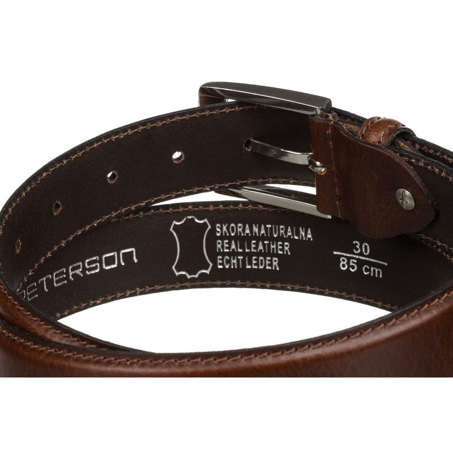 Leather belt PETERSON PTN LTP-CRU