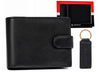 Leather wallet & key ring set ROVICKY R-SET-M-N003L-SBH