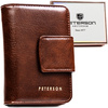 Leatherette wallet RFID PETERSON PTN 009-HF