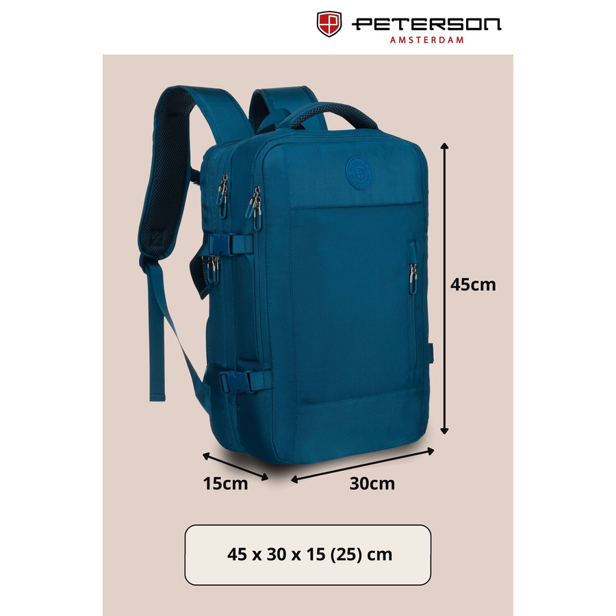 Polyester bagpack PETERSON PTN 24421