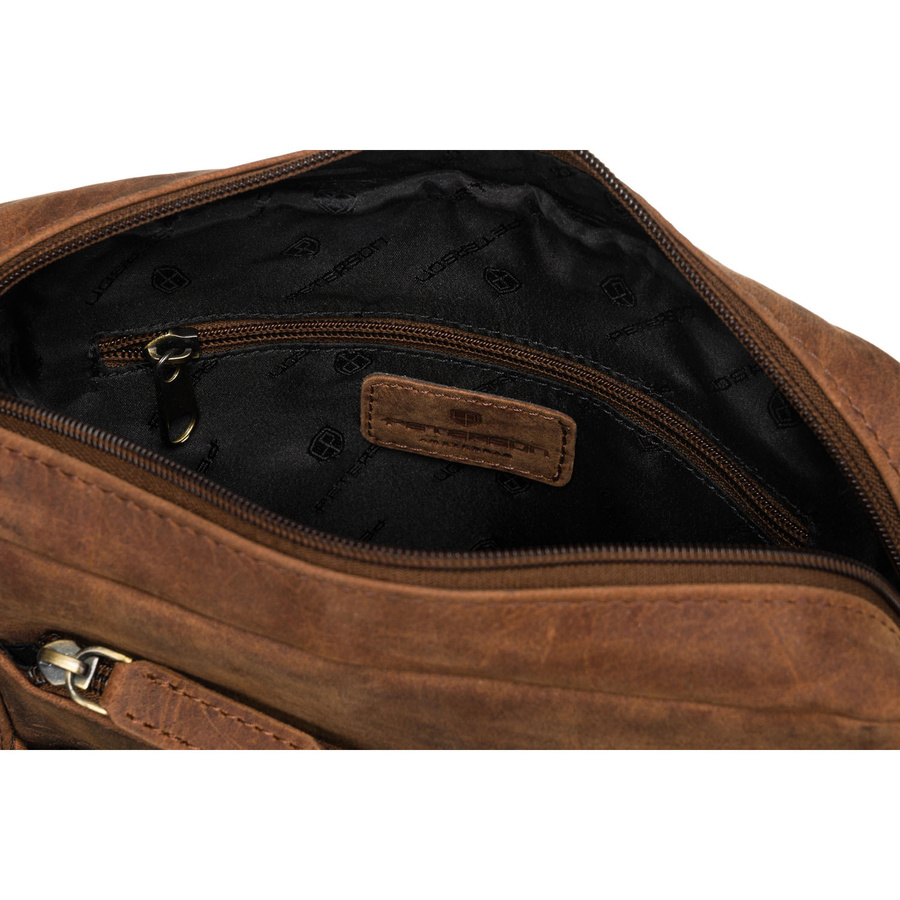 Leather bag PETERSON PTN RIVER-NSH