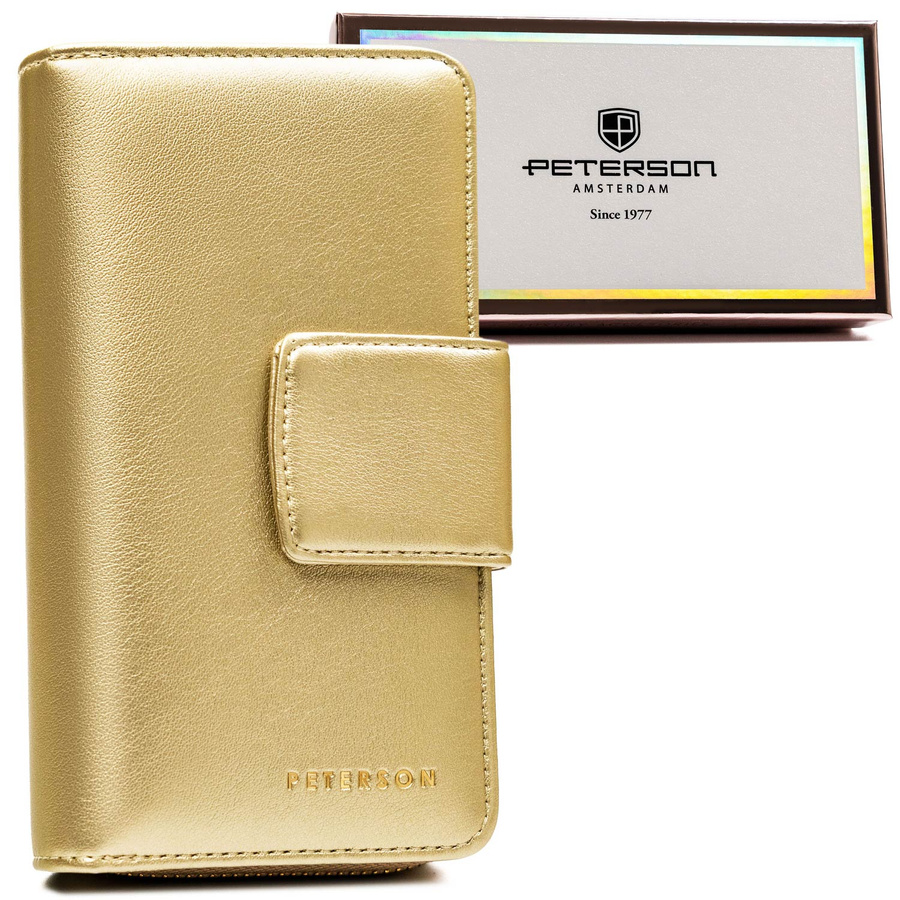 Leatherette wallet RFID PETERSON PTN 76116-F8