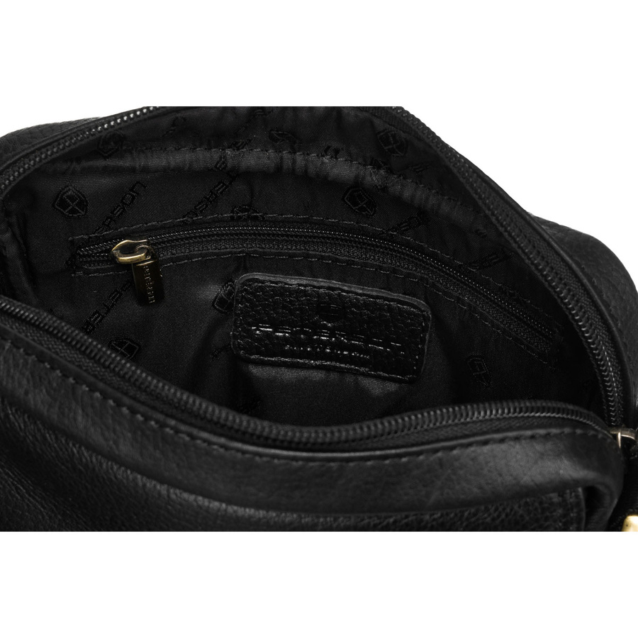 Leather bag PETERSON PTN 250586-NDM