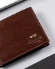 Leather wallet RFID PETERSON PTN 22304-VT