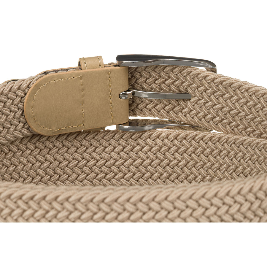 Elastyczny, beżowy pasek parciany - Rovicky