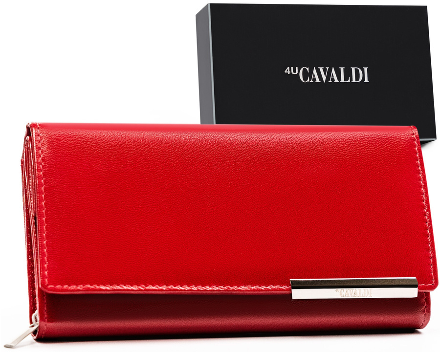 Leather wallet RFID 4U CAVALDI RD-12-GCL-4