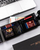 Leather wallet RFID PETERSON PTN 22301L-VT