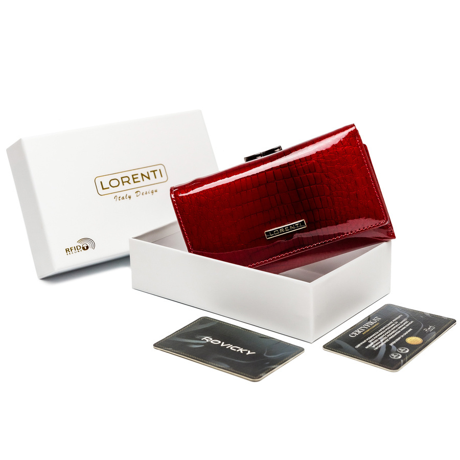 Leather women wallet LORENTI 55020-RS