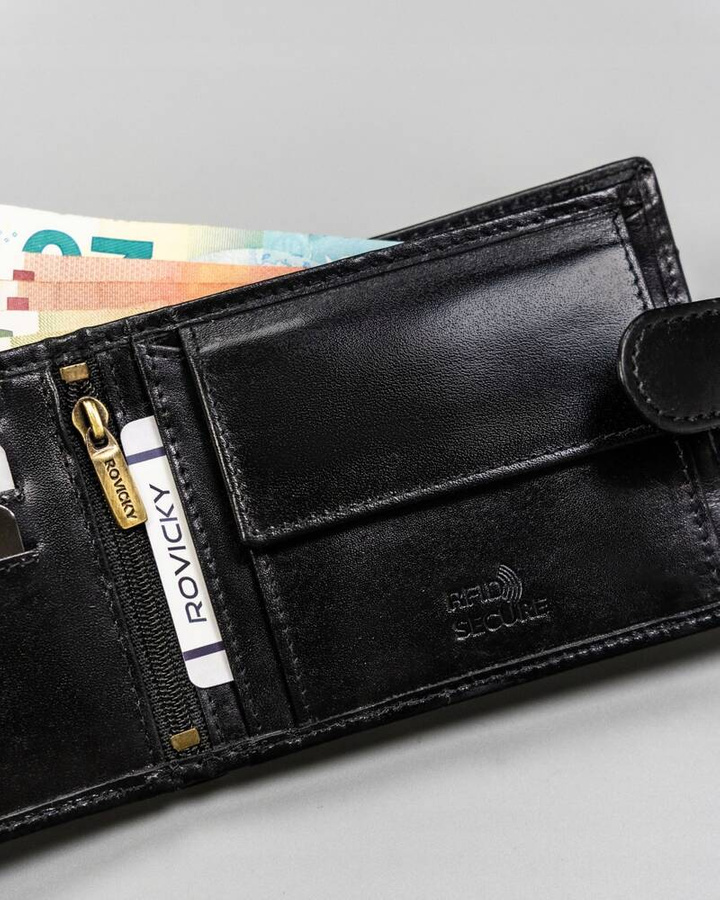 Leather wallet RFID ROVICKY 22319L-RVTP