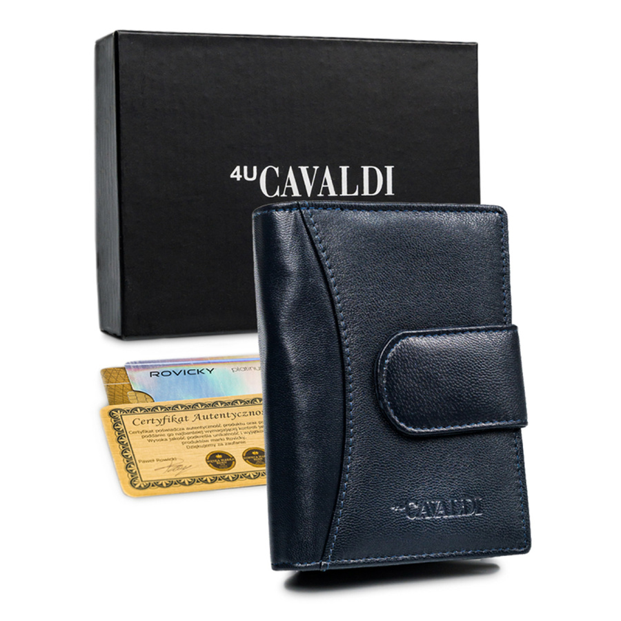 Leather wallet RFID 4U CAVALDI RD-09-GCL