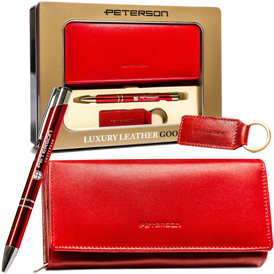 Peterson wallet+pendant+pen set PTN ZD41