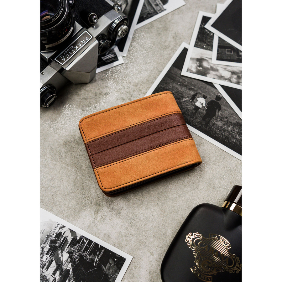 Leatherette wallet RFID PETERSON PTN EH-08Z
