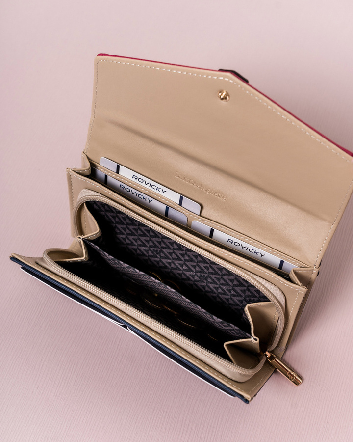 Leatherette long wallet LULUCASTAGNETE IDALINE