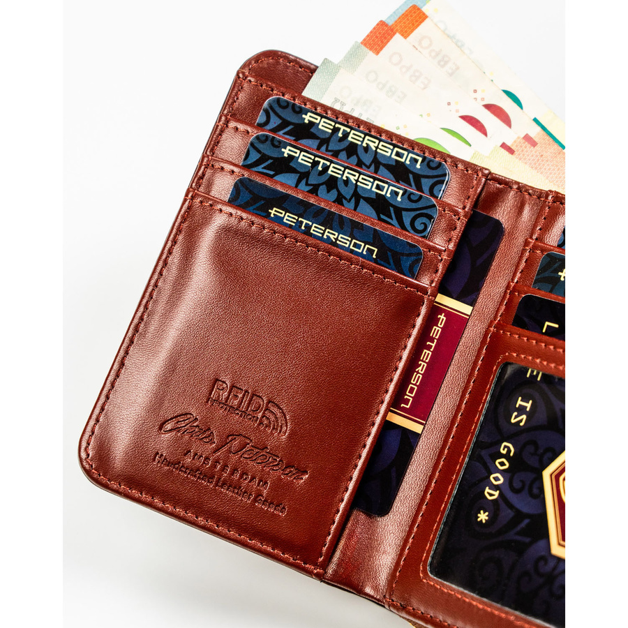Leatherette wallet RFID PETERSON PTN 009-HF