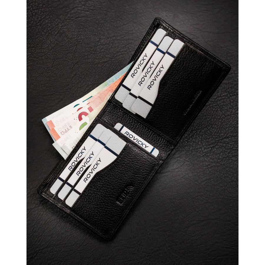 Leather card case 4U CAVALDI CW1012-NDM