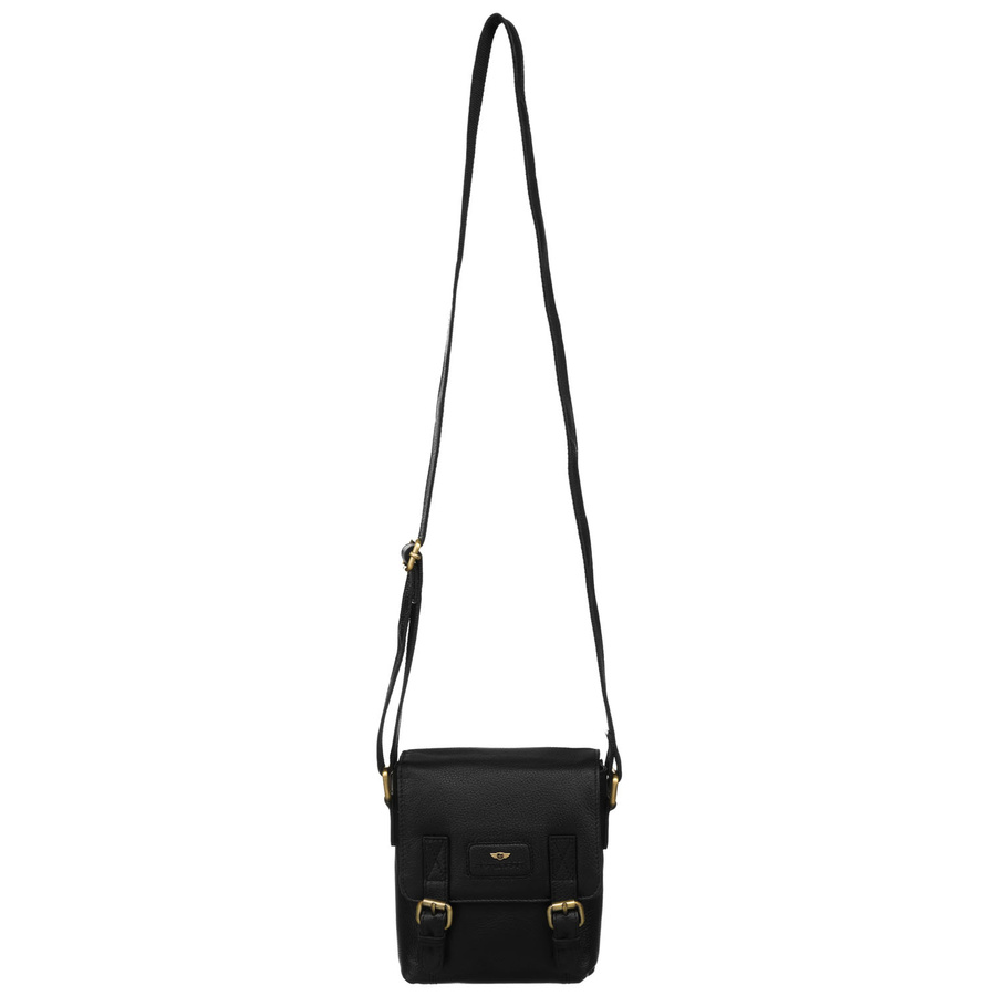 Leather bag PETERSON PTN 996-S-NDM
