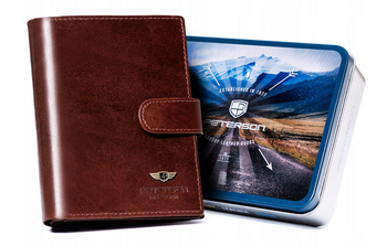 Leather wallet RFID PETERSON PTN 22310L-VT