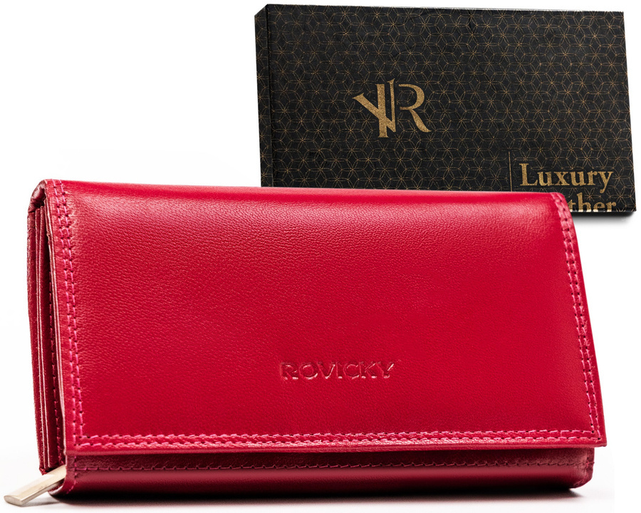 Leather women wallet ROVICKY R-RD-37-GCL