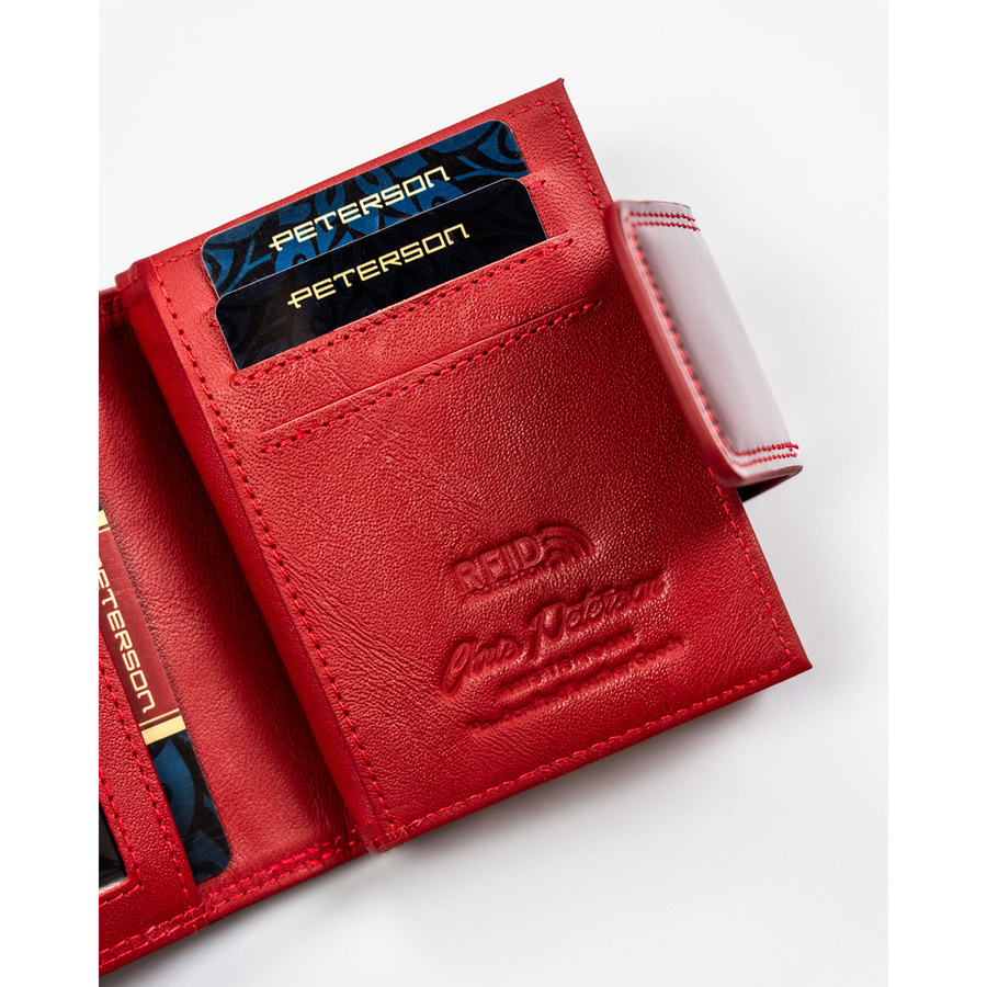 Leather wallet RFID PETERSON PTN BC-42329
