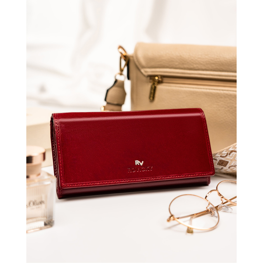 Leather wallet RFID ROVICKY RV-1680177-BCA