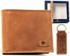 Leather wallet+key ring PETERSON PTN SET-M-N992-CHM