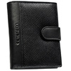 Leather wallet RFID PETERSON PTN N4L-DOT