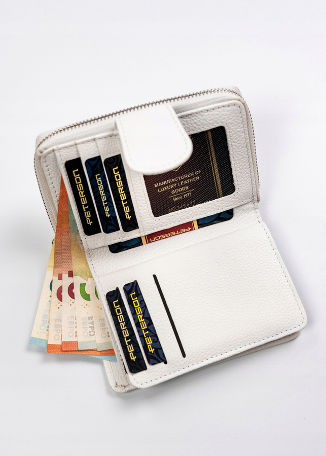 Leather wallet RFID PETERSON PTN 76115-SD