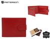 Leather wallet RFID PETERSON PTN RD-260-GCL