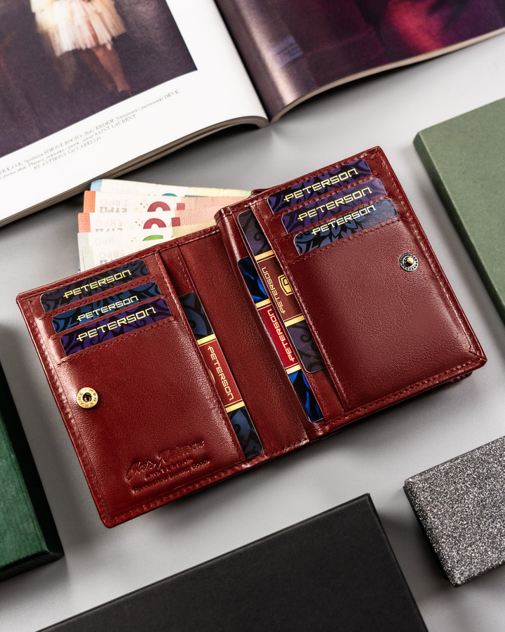 Leather wallet PTN 2549-BO