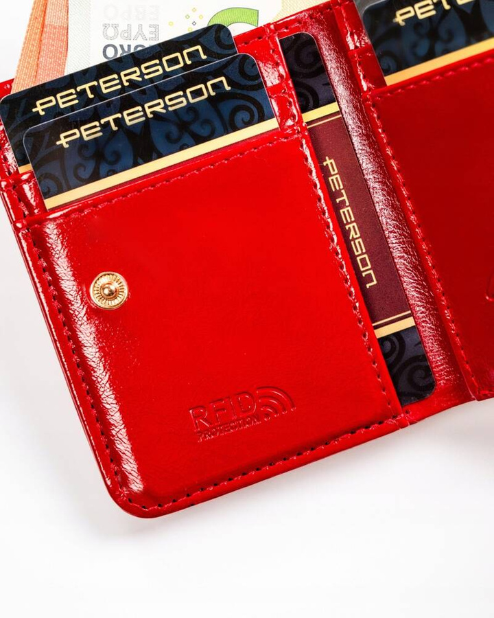  Leatherette wallet RFID PETERSON PTN 010-DS