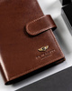 Leather wallet RFID PETERSON PTN 22309L-VT