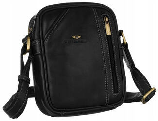 Leather bag PETERSON PTN TB-8023-COM