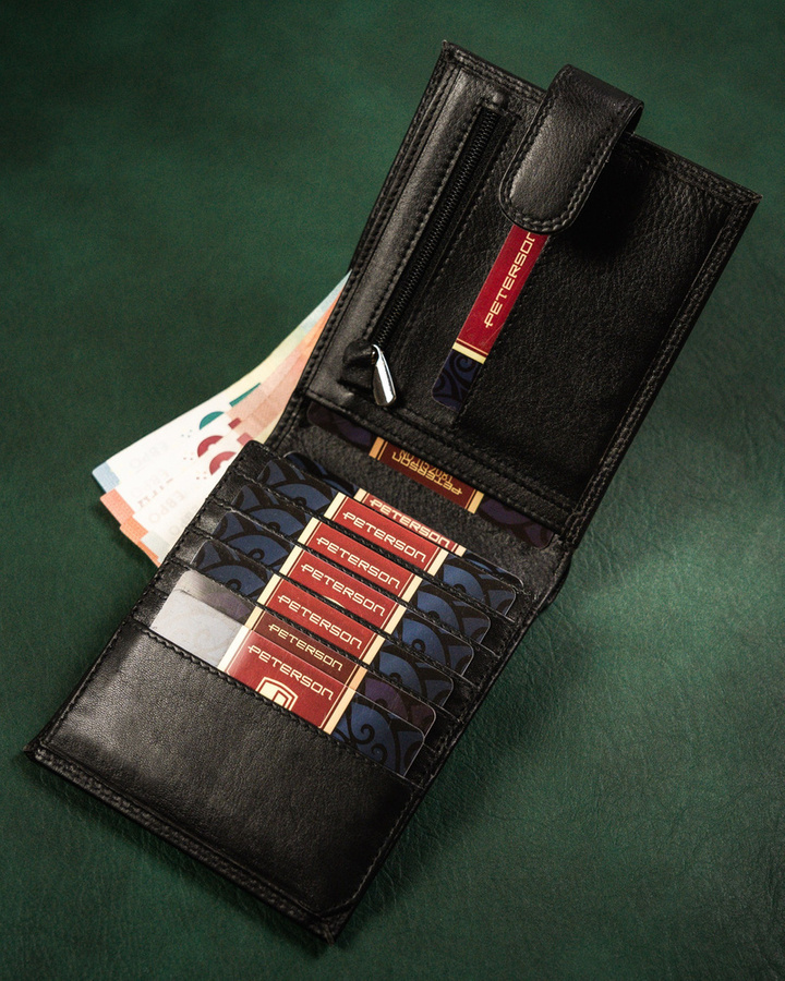 Portfel skórzany PTN MR-08L-CN BLACK