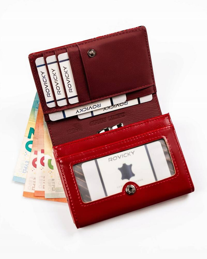 Leather & leatherette wallet RFID 4U CAVALDI PN30-BCF