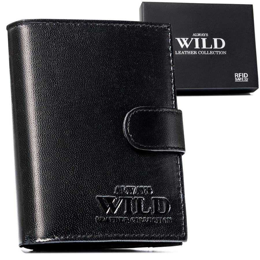 Leather wallet RFID ALWAYS WILD N4L-P-GTS