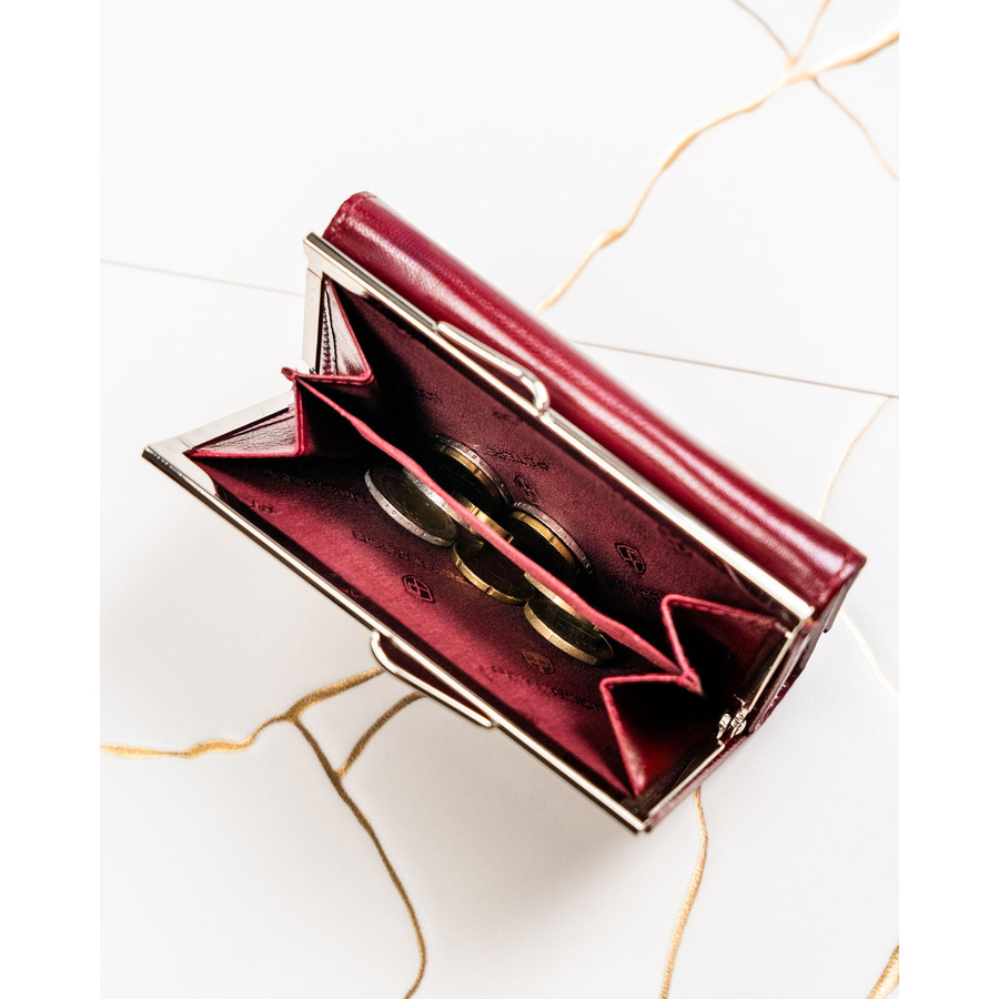 Leather wallet RFID PETERSON PTN RD-18-NGV