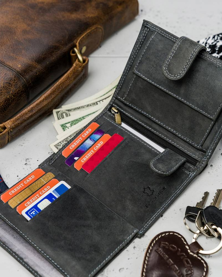 Leather men wallet ALWAYS WILD