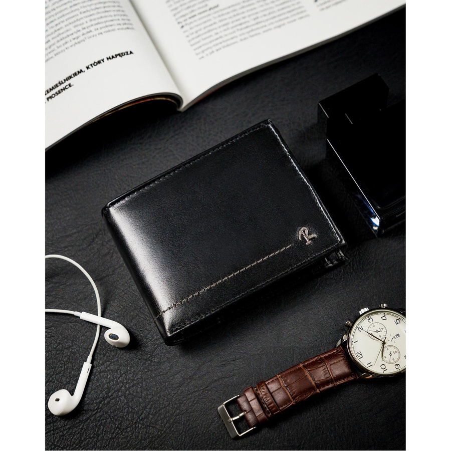 Leather wallet RFID ROVICKY N992-CMC