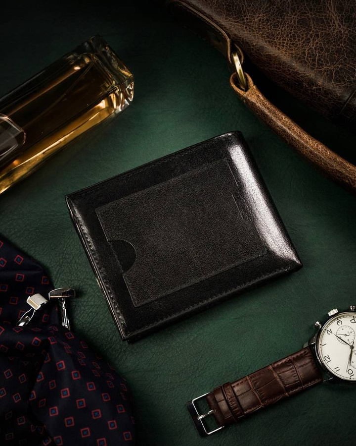 Leather wallet RFID PETERSON PTN 380-P