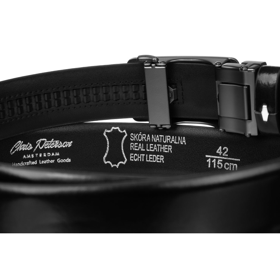 Leather belt PETERSON PTN A011