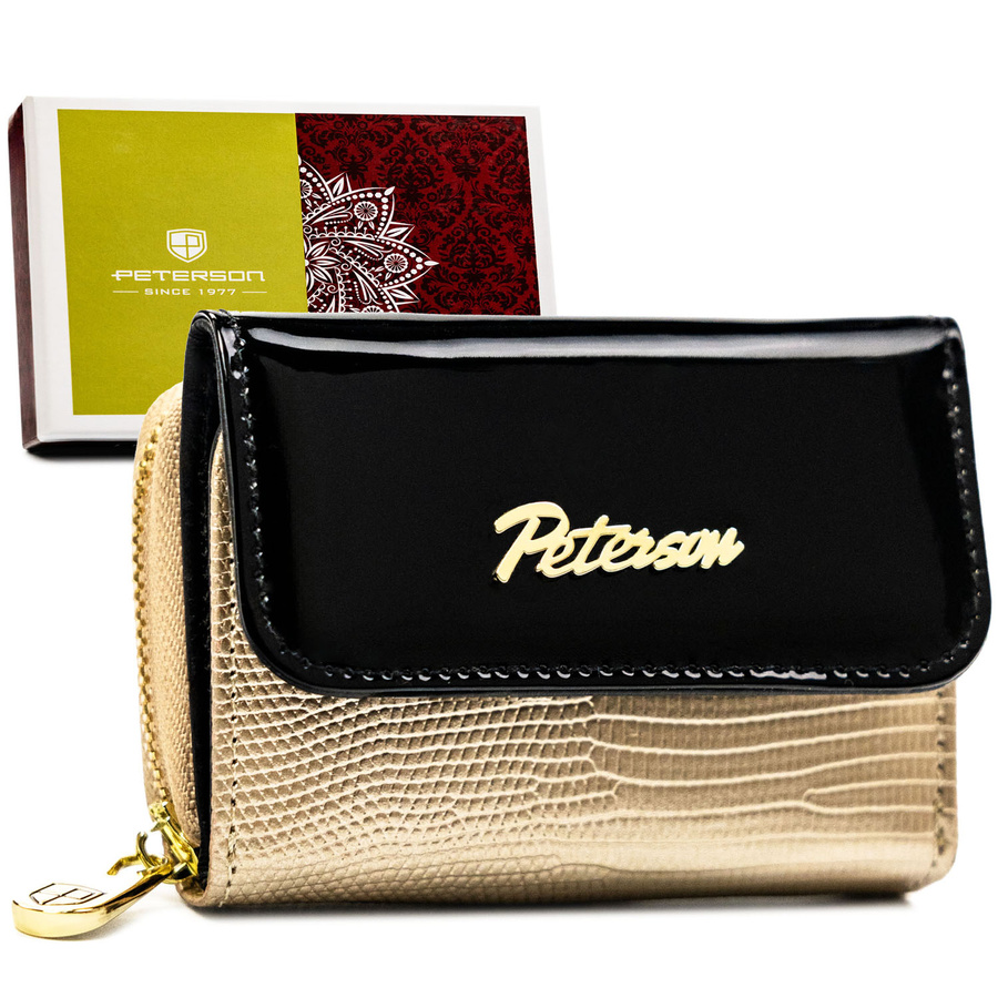 Leather wallet RFID PETERSON PTN LJ-423229