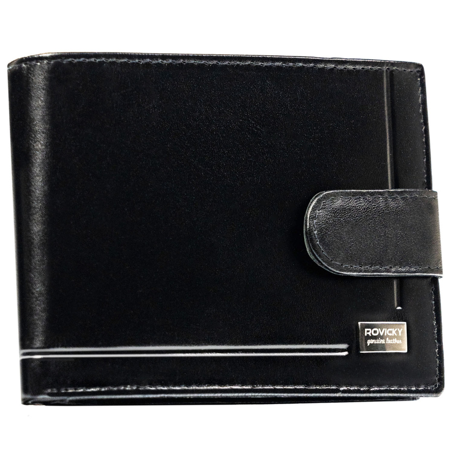 Leather wallet RFID ROVICKY CPR-06L-NBAR