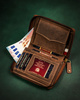 Leather wallet RFID PETERSON PTN 340PW-02 2-1-4